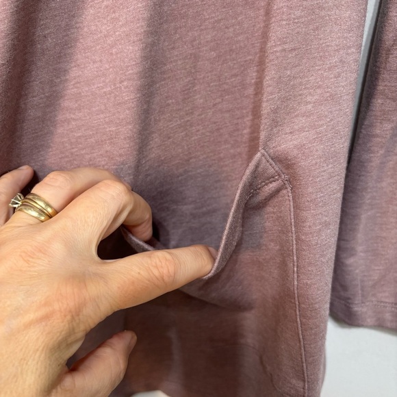 Women's Blush Pink Open Front Cardigan - Picture 2 of 4